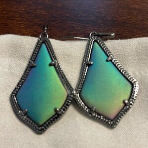 Kendra Scott Alex Gunmetal Earrings